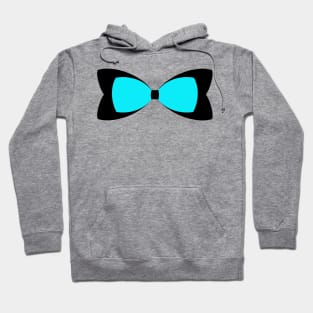 Blue/black bow Hoodie